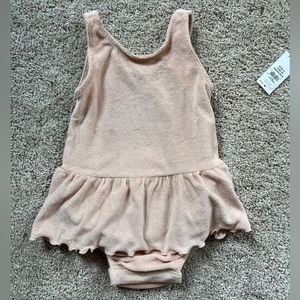 NWT Gap light pink terry romper